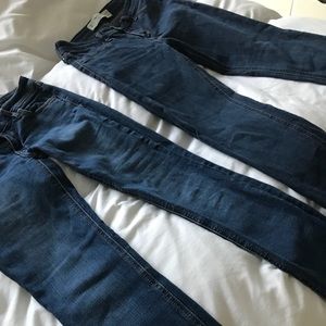 2 pairs of A&F skinny jeans